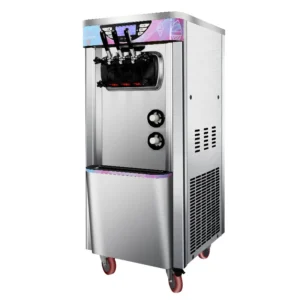 New Style 3 Flavor Commercial Frozen Soft Ice Cream Machine Yogurt Cones Making 220V Popular Ice Cream Machine